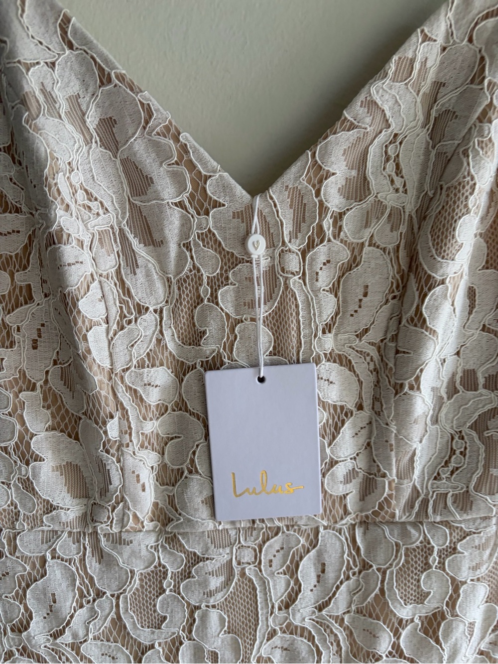 NWT! LULUs Flynn White Lace Maxi Dress Size Small - Picture 5 of 12